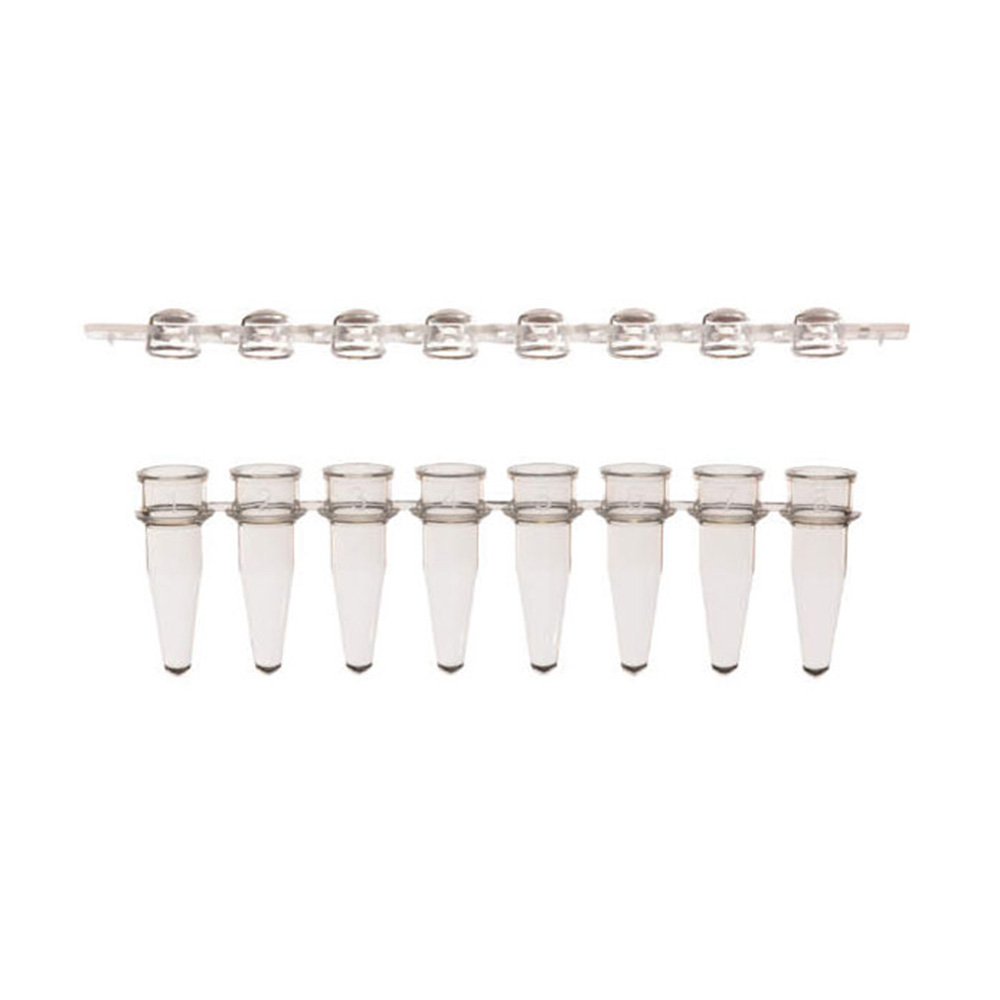 AmpliStar-II 8-Strip 0.2ml PCR Tubes and Domed Caps - 125